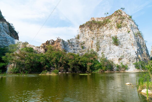 Khao Gnu Stone Park a Ratchaburi in Thailandia