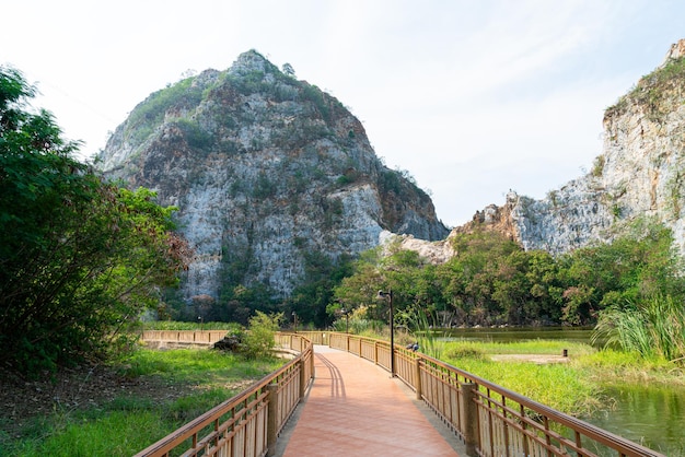 Khao Gnu Stone Park a Ratchaburi in Thailandia