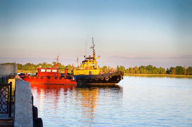 Kherson, il porto fluviale del fiume Dnieper