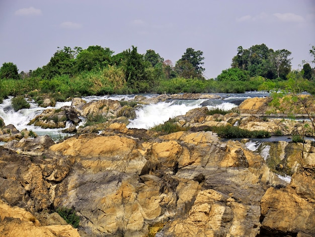 Khone Phapheng cade nel sud del Laos