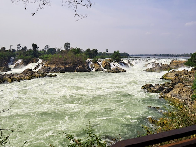 Khone Phapheng cade nel sud del Laos