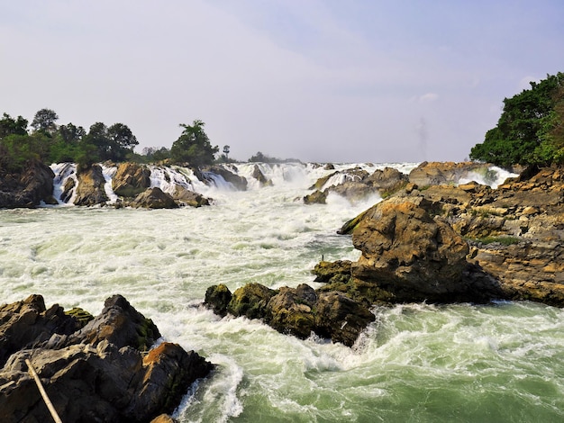 Khone Phapheng cade nel sud del Laos