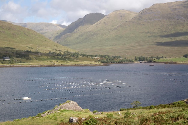 Killary Fjord Lago a Leenane, Connemara, Galway, Irlanda