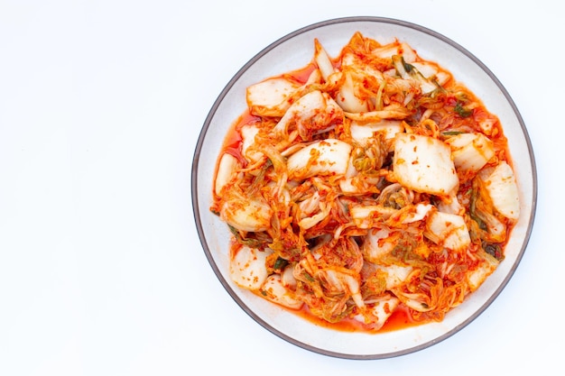 Kimchi piatto coreano di verdure fermentate piccanti