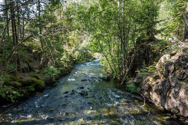 Kivach Falls alla fine dell'estate, Carelia