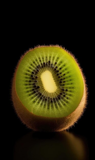 Kiwi fresco che vola nel ristorante del fondo dello studio e nel fondo del giardino