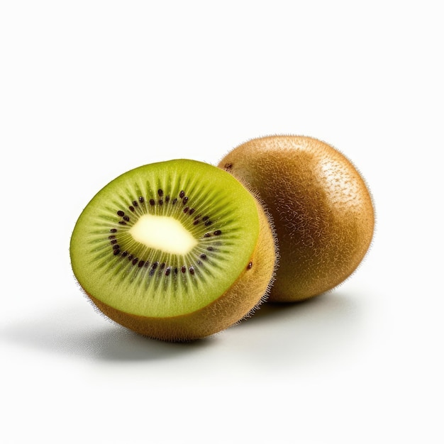 Kiwi isolati su sfondo bianco