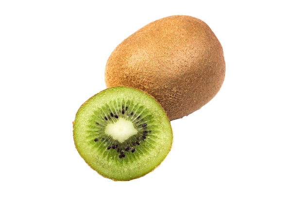 Kiwi isolato su sfondo bianco