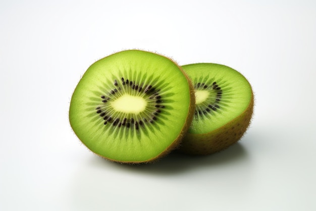 kiwi su sfondo bianco