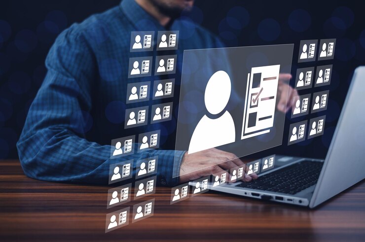 Konsep manajemen sumber daya manusia HR manajemen sumber daya manusia pada teknologi manajemen data dokumen untuk sumber daya bisnis karyawan yang sempurna