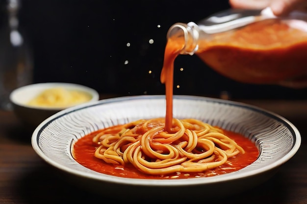 L'acqua della pasta emulsiona la salsa