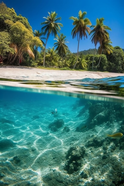 L'acqua è così limpida che non è limpida.