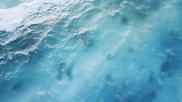 l'acqua nell'oceano è blu e il colore proviene dall'oceano.