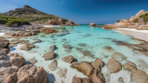 L'acqua nella baia di agia pelagia