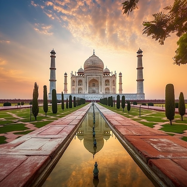 L'affascinante fascino di Agra Taj Mahal Il forte di Agra e i vivaci mercati