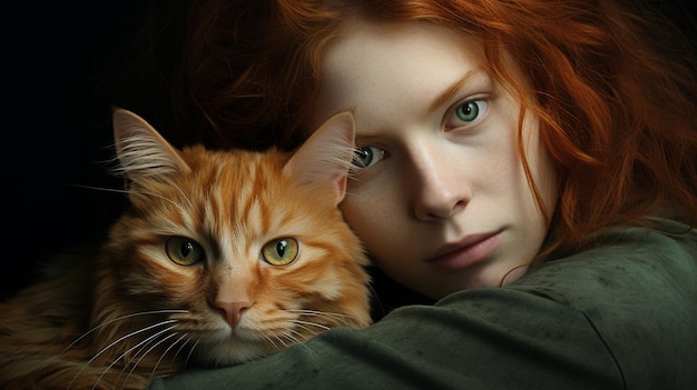 L'affascinante legame tra gatto e donna