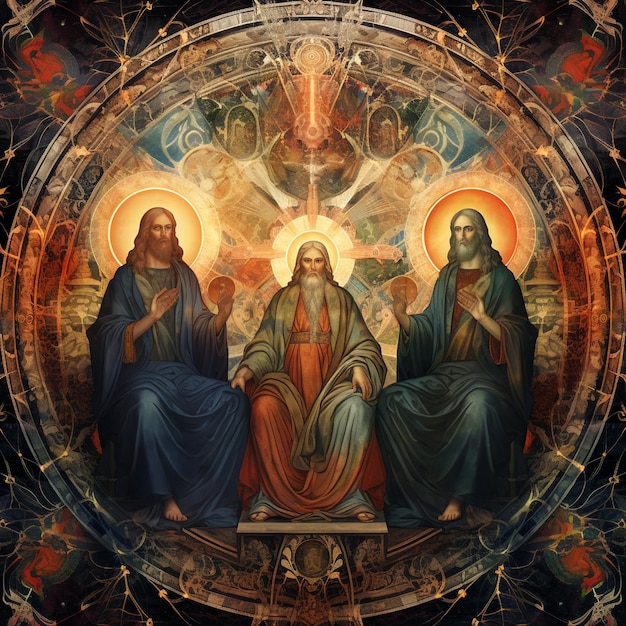 L'affascinante opera d'arte della Santa Trinità