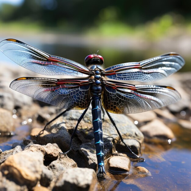 L'ala delicata della libellula