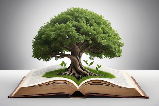 L'albero della conoscenza che cresce dal libro