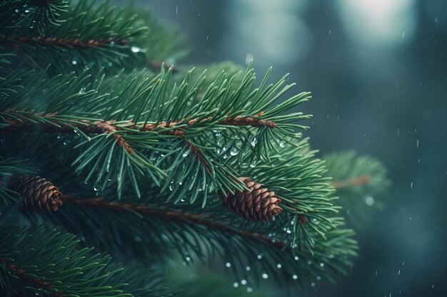 L'albero di Natale che riflette la gioia del nuovo anno