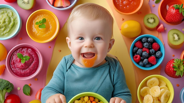 L'alimentazione sana per bambini è un concetto semplice