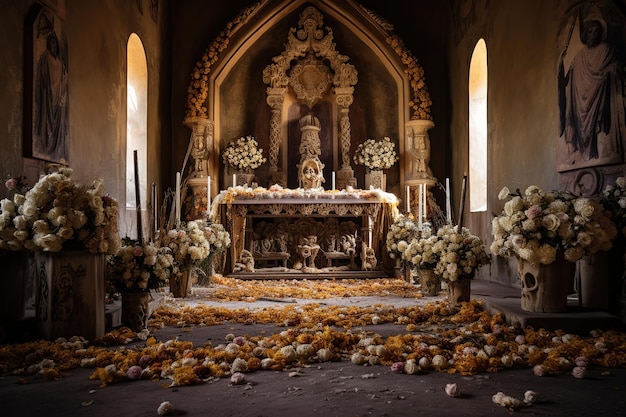 L'altare nel giorno dei morti