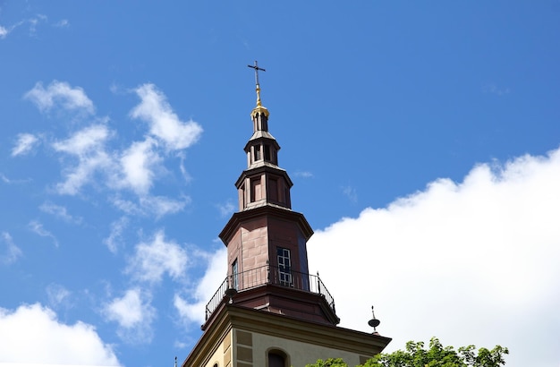 L'antica chiesa nel centro di Oslo Norvegia