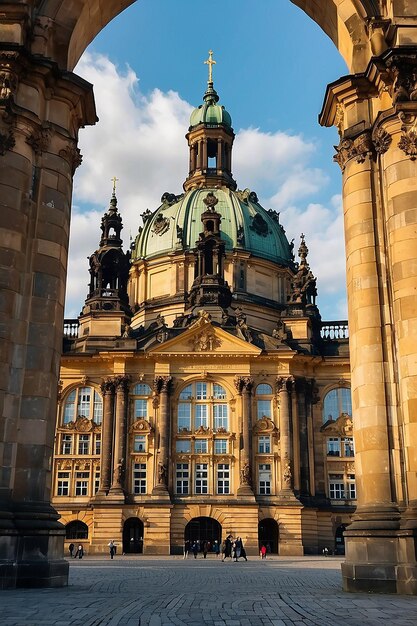 L'antica città di Dresda, in Germania, centro storico e culturale dell'Europa