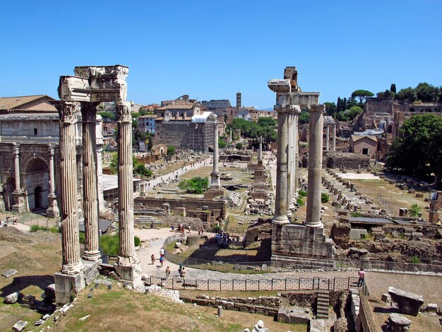 L'antico foro romano Roma Italia