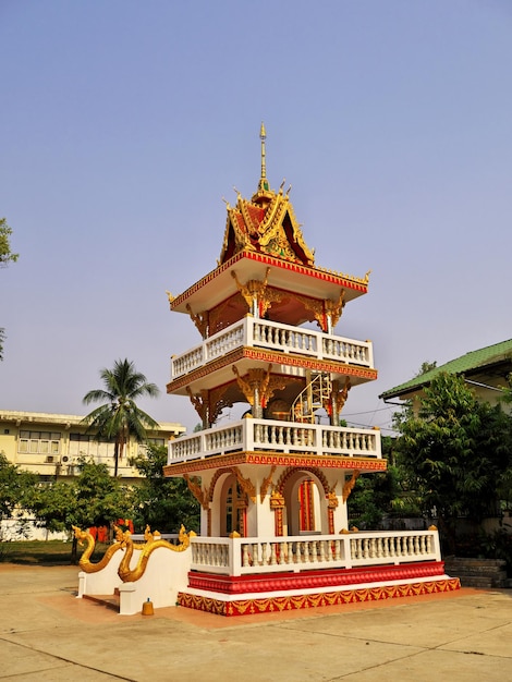 L'antico Wat a Vientiane Laos