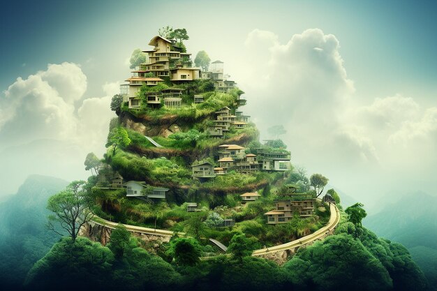 L'architettura e la natura si fondono in un design moderno