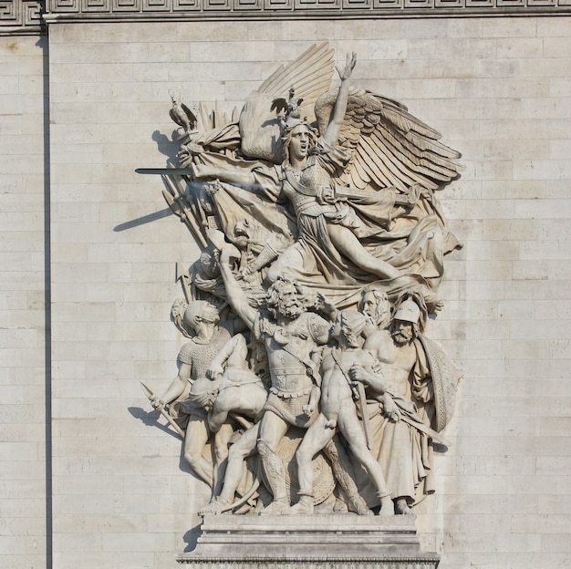 L&#39;arco della vittoria a Parigi, Francia