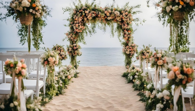 l'arco sulla spiaggia