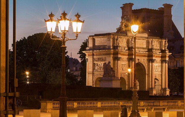 L'arco trionfale della giostra Parigi Francia