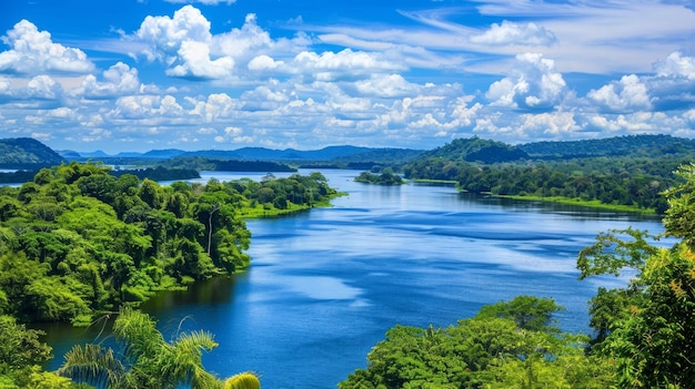 L'area vicino a Uara in Brasile si trova sulle rive del fiume Amazzonia