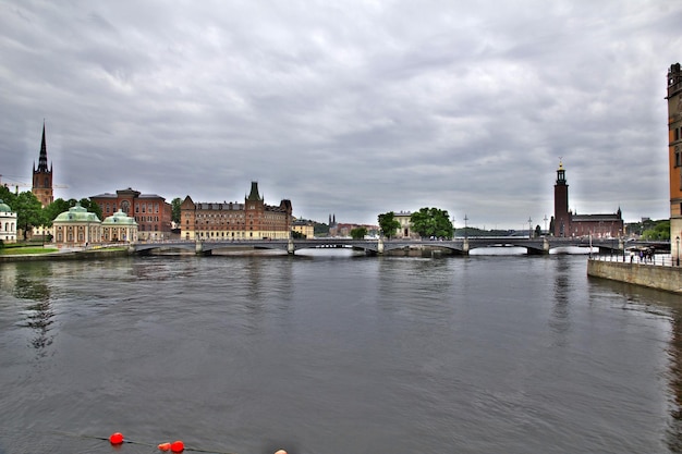 L'argine a Stoccolma Svezia