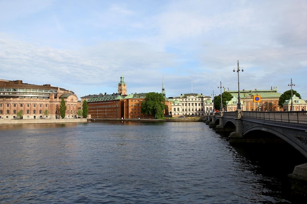 L'argine a Stoccolma Svezia