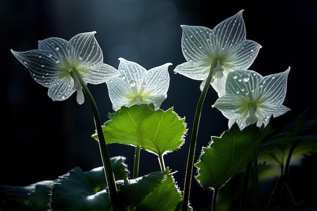 L'arte della fotografia di piante selvatiche botaniche