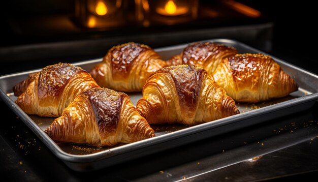 L'arte di trasformare l'impasto crudo in croissant dorati al forno.