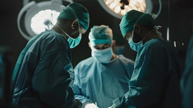 L'arte e la scienza della guarigione dei chirurghi precisione in un'operazione complessa