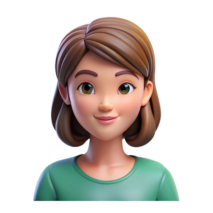 L'attrice nell'elemento 3D