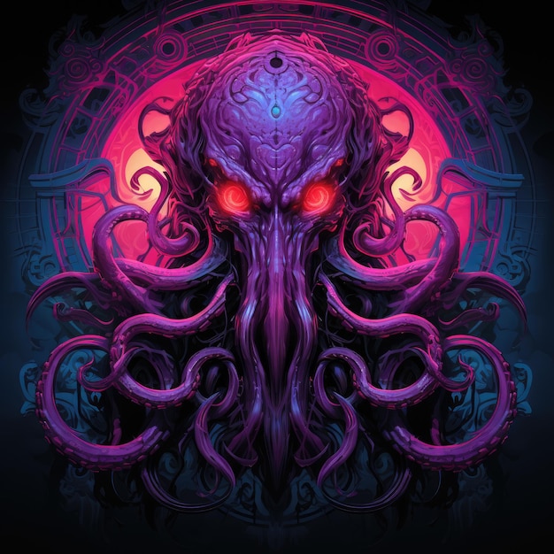 L'Aura Enigmatica del Neon Purple Kraken Lord T