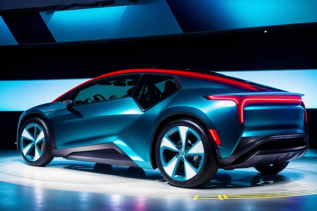 L'auto elettrica futuristica rivoluziona il futuro stradale Scatena l'intelligenza artificiale generativa