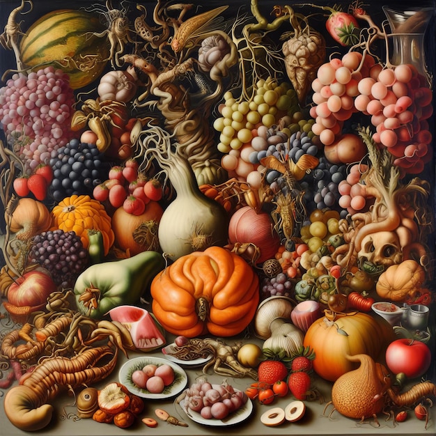 L'autunno vive ancora di zucche, mele, uva, funghi e altri frutti di stagione