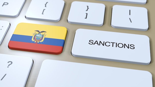 L'Ecuador impone sanzioni contro alcune sanzioni nazionali imposte alla pressione del pulsante della tastiera dell'Ecuador