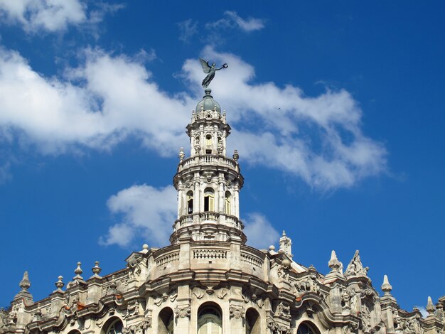 L'edificio d'epoca a L'Avana, Cuba