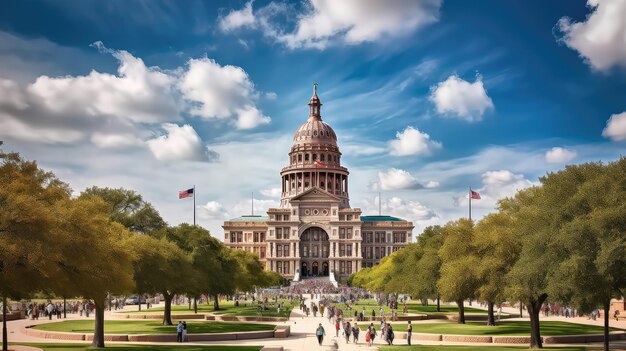 L'edificio del Campidoglio di Austin, in Texas.