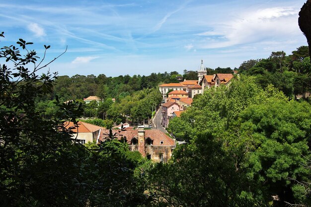 L'edificio nella città di Sintra Portogallo