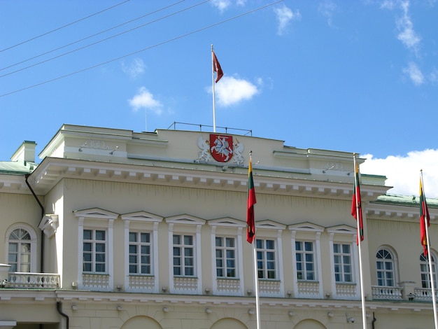 L'edificio nella città di Vilnius Lituania