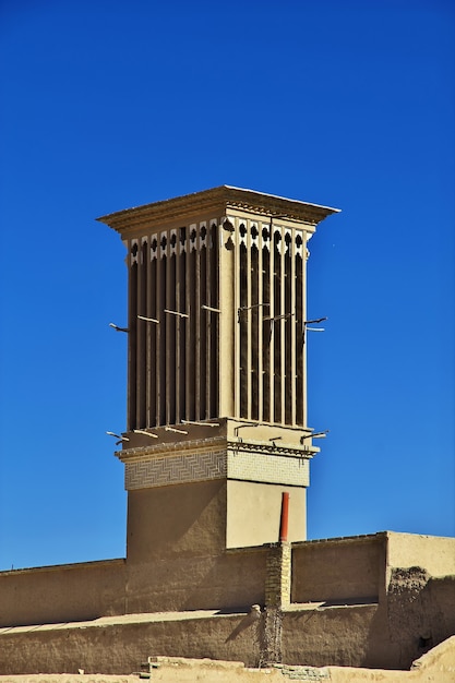 L'edificio vinatge nella città antica Yazd Iran